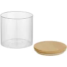 Borcan 320 ml, 2401E14571, Seasons, 8x8.5x8.5 cm, Sticla, Bambus, Natur