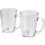 Set 2 cani pentru ceai, 310 ml, 2410E25653, Seasons, 11 x ø 8.1 cm, Sticla, Transparent