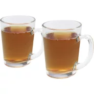   Set 2 cani pentru ceai, 310 ml, 2410E25653, Seasons, 11 x ø 8.1 cm, Sticla, Transparent