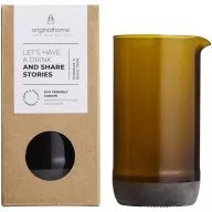   Carafa, 430 ml, 2410E22344, Original Home, 7.3 x 15 x 7.3 x ø 7.3 cm, Sticla, Maro
