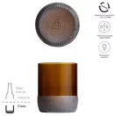 Set 2 cani, 160 ml, 2410E25616, Original Home, 7.3 x 8 x 7.3 x ø 7.3 cm, Sticla, Maro