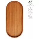 Tava ovala, 2410E24581, Original Home, 24 x 1.5 x 12 cm, Lemn, Natur