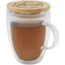 Cana 350 ml, 2509E14762, Seasons, 11.6x12.5x9xØ 8.5 cm, Sticla, Bambus, Transparent
