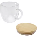 Cana 250 ml, 2509E14761, Seasons, 9.5x12x9xØ 8.5 cm, Sticla, Bambus, Transparent