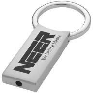 Breloc dreptunghiular, Everestus, KR0626, metal, gri