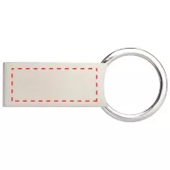 Breloc dreptunghiular, Everestus, KR0626, metal, gri
