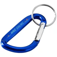Breloc cu carabina, Everestus, KR0728, aluminiu, albastru