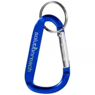 Breloc cu carabina, Everestus, KR0728, aluminiu, albastru