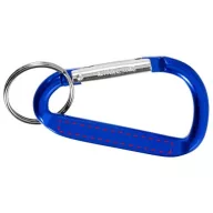 Breloc cu carabina, Everestus, KR0728, aluminiu, albastru