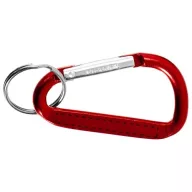 Breloc cu carabina, Everestus, KR0730, aluminiu, rosu
