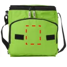 Geanta termoizolanta pliabila, curele ajustabile, buzunar frontal, Everestus, SM, 600D poliester, verde