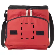   Geanta termoizolanta pliabila, curele ajustabile, buzunar frontal, Everestus, SM, 600D poliester, rosu