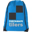 Oriole premium drawstring backpack, 210D Polyester, Process Blue