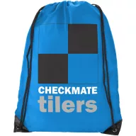   Oriole premium drawstring backpack, 210D Polyester, Process Blue