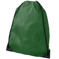   Oriole premium drawstring backpack, 210D Polyester, Bright green
