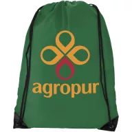   Oriole premium drawstring backpack, 210D Polyester, Bright green