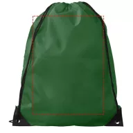   Oriole premium drawstring backpack, 210D Polyester, Bright green