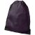 Oriole premium drawstring backpack, 210D Polyester, Plum