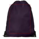 Oriole premium drawstring backpack, 210D Polyester, Plum