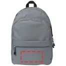 Rucsac confortabil, curele ajustabile, buzunar frontal, Everestus, TD, 600D poliester, gri