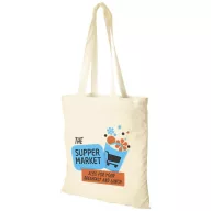   Carolina 100 g/m² cotton tote bag, 100 g/m² Cotton, Natural