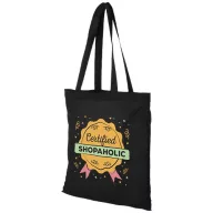   Carolina 100 g/m² cotton tote bag, 100 g/m² Cotton, solid black