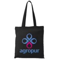   Carolina 100 g/m² cotton tote bag, 100 g/m² Cotton, solid black