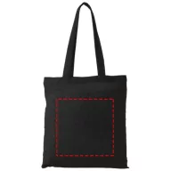   Carolina 100 g/m² cotton tote bag, 100 g/m² Cotton, solid black
