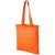 Carolina 100 g/m² cotton tote bag, 100 g/m² Cotton, Orange