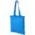 Carolina 100 g/m² cotton tote bag, 100 g/m² Cotton, aqua blue