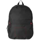 Rucsac cu buzunar frontal, curele captusite ajustabile, Everestus, VR, 600D poliester, negru