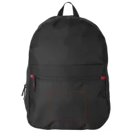   Rucsac cu buzunar frontal, curele captusite ajustabile, Everestus, VR, 600D poliester, negru