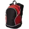 Rucsac cu curele ajustabile si captusite, buzunare multiple, Everestus, BG, poliester, rosu