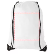   Evergreen non-woven drawstring backpack, Non woven 80 g/m² Polypropylene, White