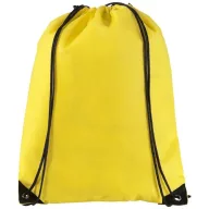   Evergreen non-woven drawstring backpack, Non woven 80 g/m² Polypropylene, Yellow