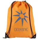 Evergreen non-woven drawstring backpack, Non woven 80 g/m² Polypropylene, Orange