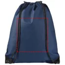 Evergreen non-woven drawstring backpack, Non woven 80 g/m² Polypropylene, Navy