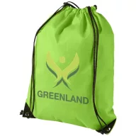   Evergreen non-woven drawstring backpack, Non woven 80 g/m² Polypropylene, Apple Green