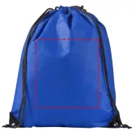   Evergreen non-woven drawstring backpack, Non woven 80 g/m² Polypropylene, Royal blue