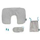 Set de calatorie compus din 4 piese, Everestus, MI01, bumbac, lana, gri