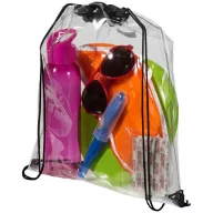   Saculet cu snur, tip rucsac, 33,6x38,7 cm, Everestus, 20SEP1019, PVC, Transparent