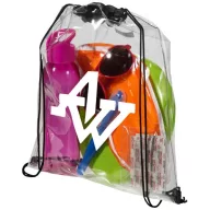   Saculet cu snur, tip rucsac, 33,6x38,7 cm, Everestus, 20SEP1019, PVC, Transparent