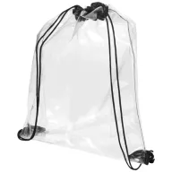   Saculet cu snur, tip rucsac, 33,6x38,7 cm, Everestus, 20SEP1019, PVC, Transparent