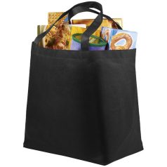   Maryville non-woven shopping tote bag, Non woven 80 g/m² Polypropylene, solid black