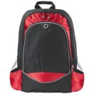 Rucsac Laptop, Everestus, BN, 15 inch, 600D poliester, negru, rosu