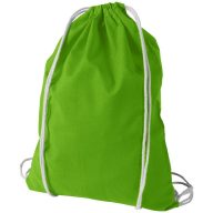   Saculet din bumbac, inchidere cu snur, Everestus, 8IA19061, verde lime