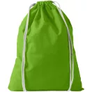 Saculet din bumbac, inchidere cu snur, Everestus, 8IA19061, verde lime