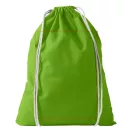 Saculet din bumbac, inchidere cu snur, Everestus, 8IA19061, verde lime