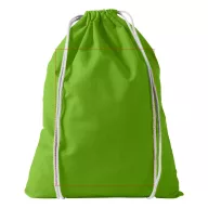   Saculet din bumbac, inchidere cu snur, Everestus, 8IA19061, verde lime