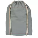 Saculet din bumbac, inchidere cu snur, Everestus, 8IA19060, gri